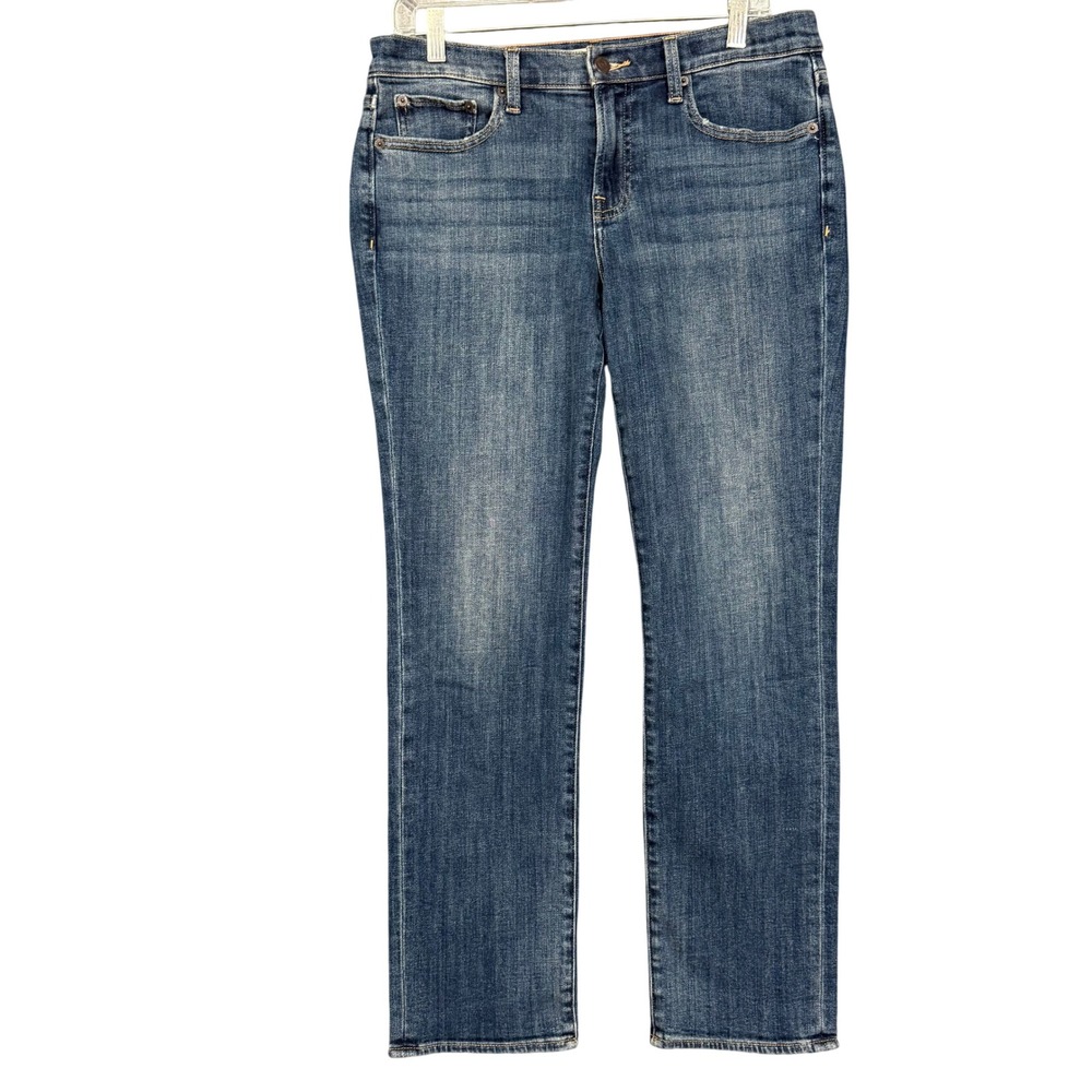 Lucky Brand Jeans Womens 8/29 Blue Sweet Mid Rise Straight Medium Wash 7W12559‎